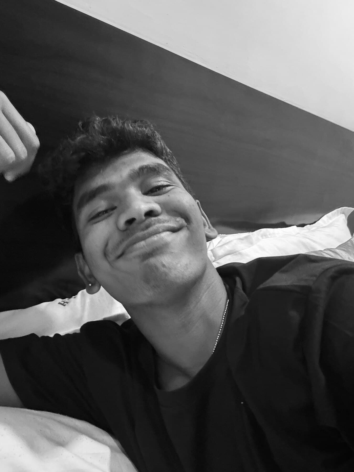 Siddharth smiling