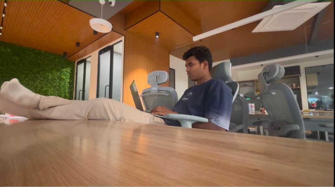 working together at a table